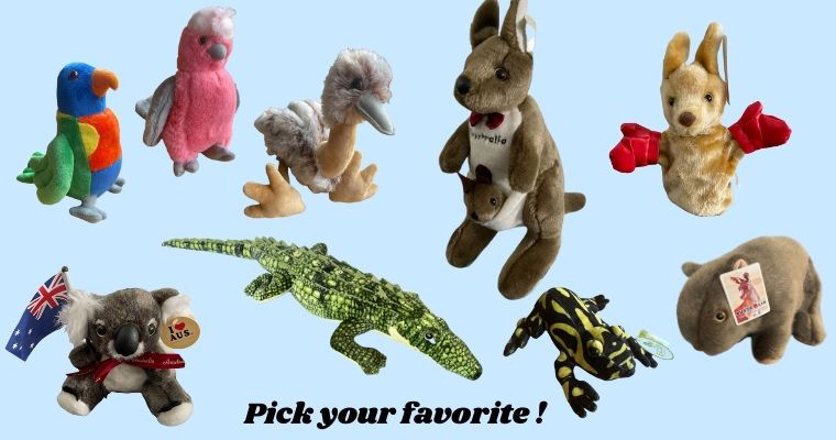 Plush australian animals new arrivals