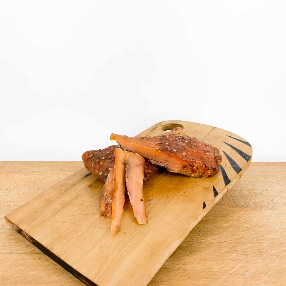 Hot Smoked Salmon (African Candy)