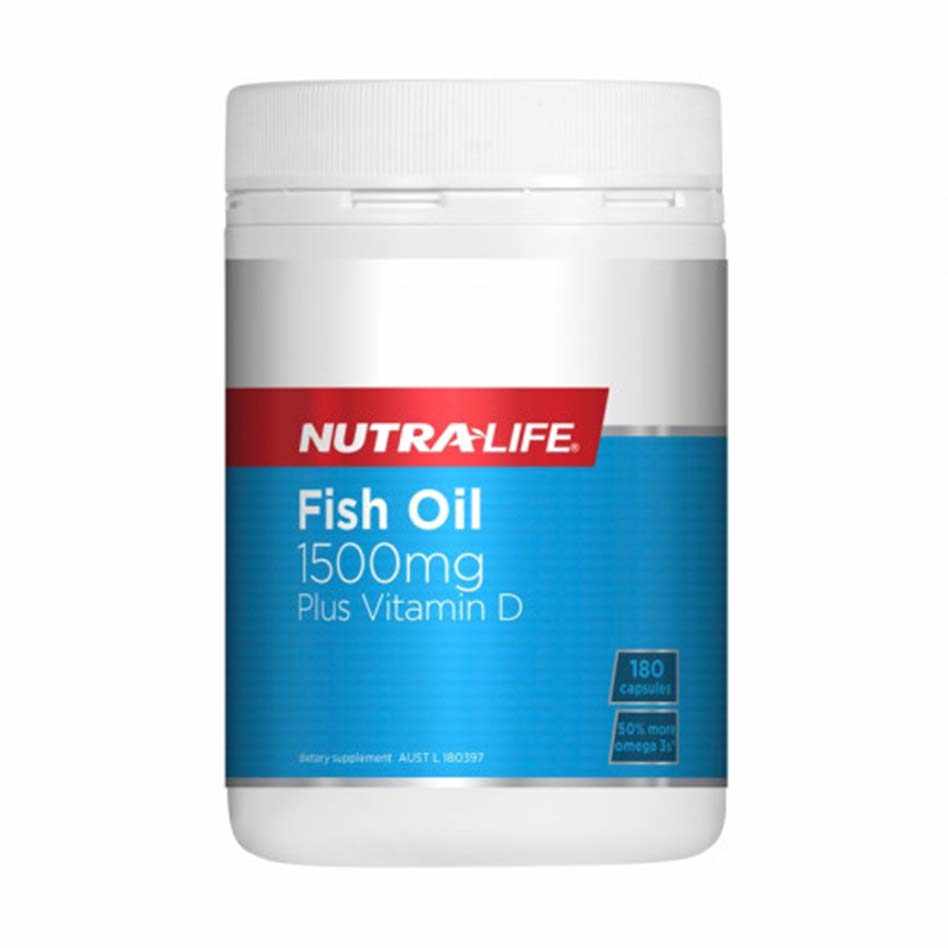 NutraLife Fish Oil 1500mg With Vitamin D