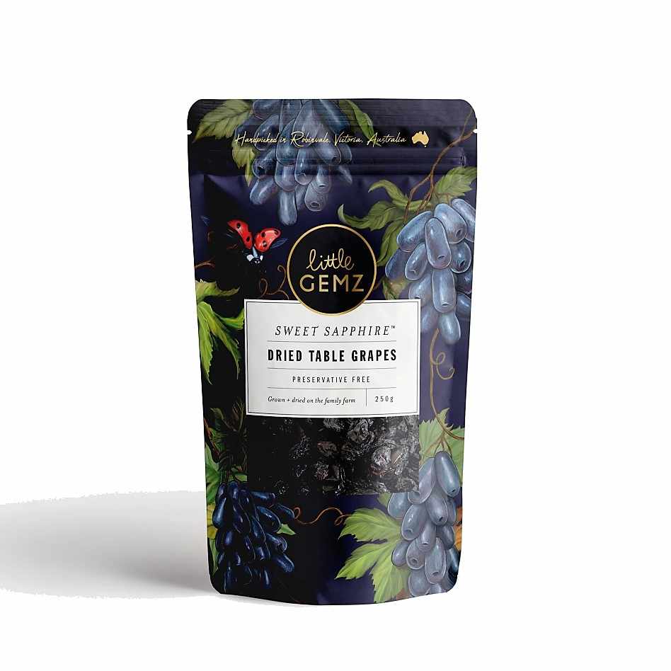 Little Gemz Sweet Sapphire Dried Table Grapes 250g