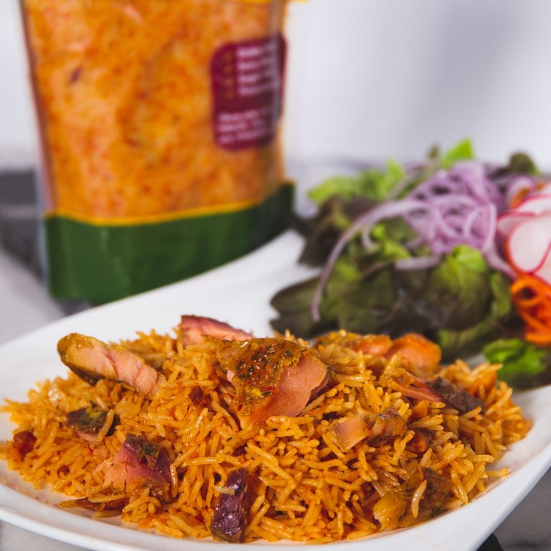 Smoked Salmon Jollof Rice Queen Victoria Market