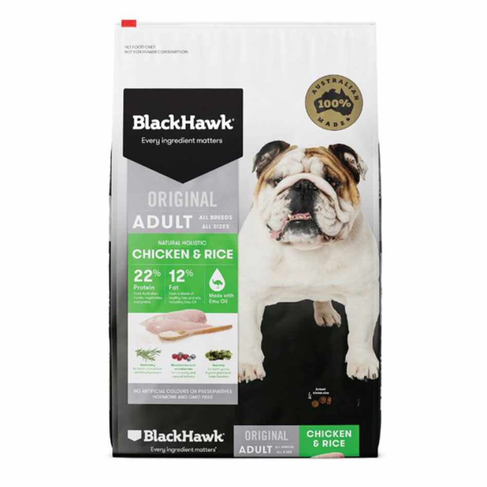 Black Hawk Dry Adult Dog Food (Chicken & Rice)