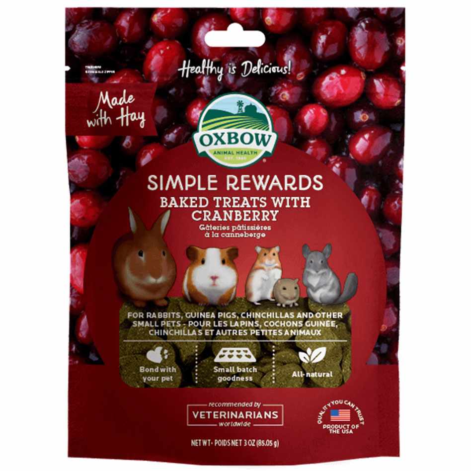 Oxbow Simple Rewards Cranberry Treats (Small Animals)