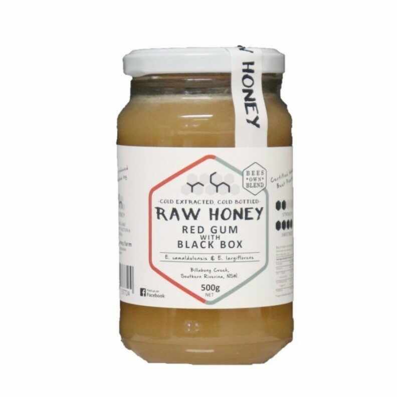 Raw Honey Red Gum with Black Box