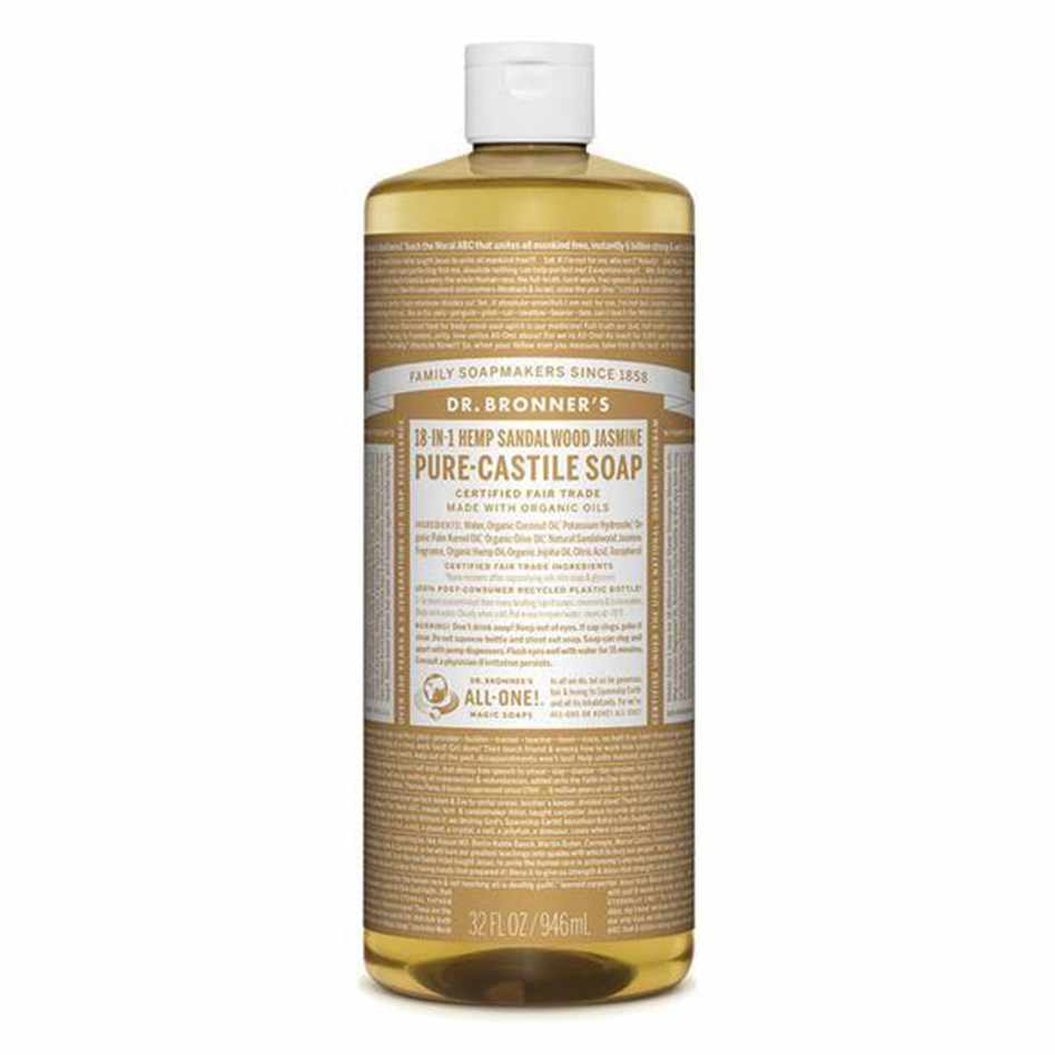 Dr. Bronner's Pure-Castile Soap (Sandalwood Jasmine)