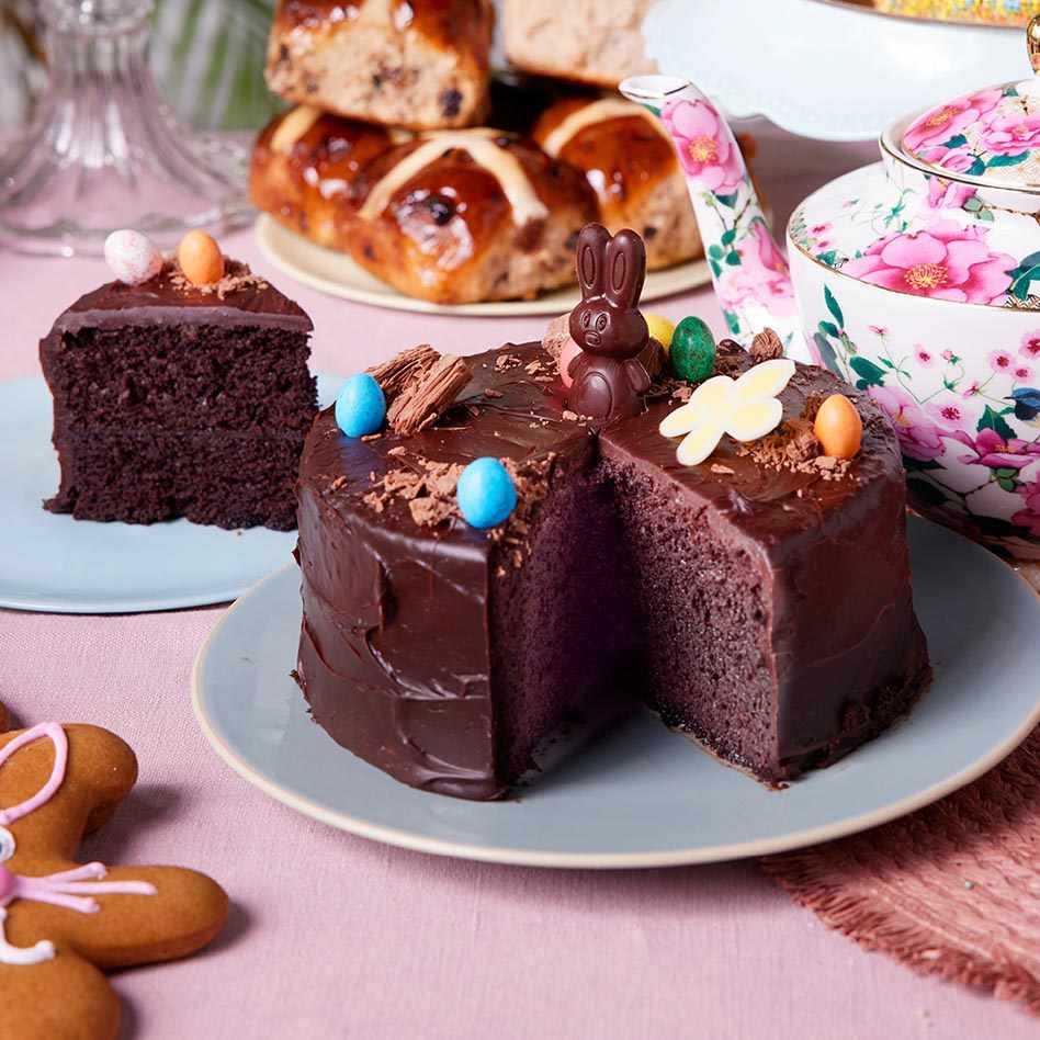 Easter Bunny Chocolate Cake