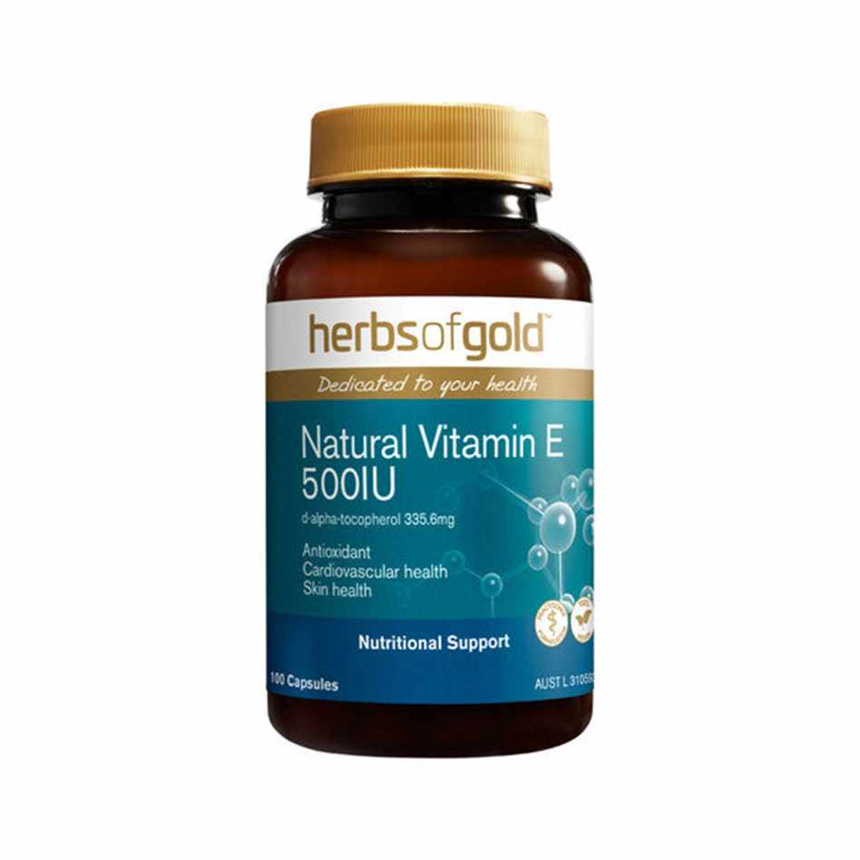 Herbs Of Gold Natural Vitamin E 500IU