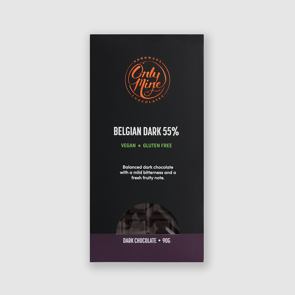 Belgian Dark 55% Chocolate Bar