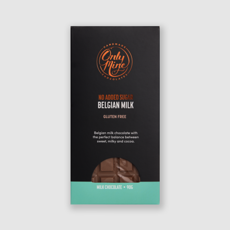 Belgian Milk Chocolate Bar (no added sugar)