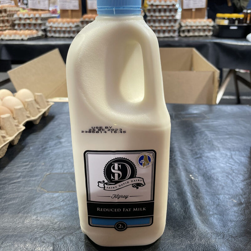 St David Dairy Reduced Fat Milk Queen Victoria Market