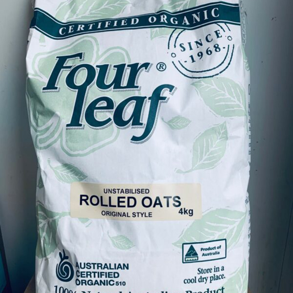 Four Leaf Unstabilised Rolled Oats - Queen Victoria Market