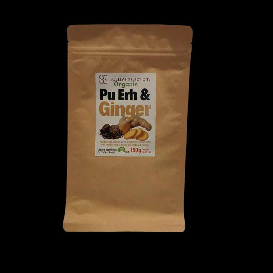Pu Erh & Ginger Tea - Loose Leaf