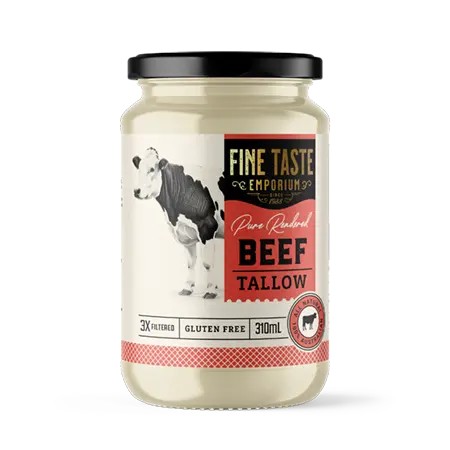 Pure Rendered Beef Tallow 310ml