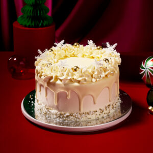 Classic White Christmas Cake