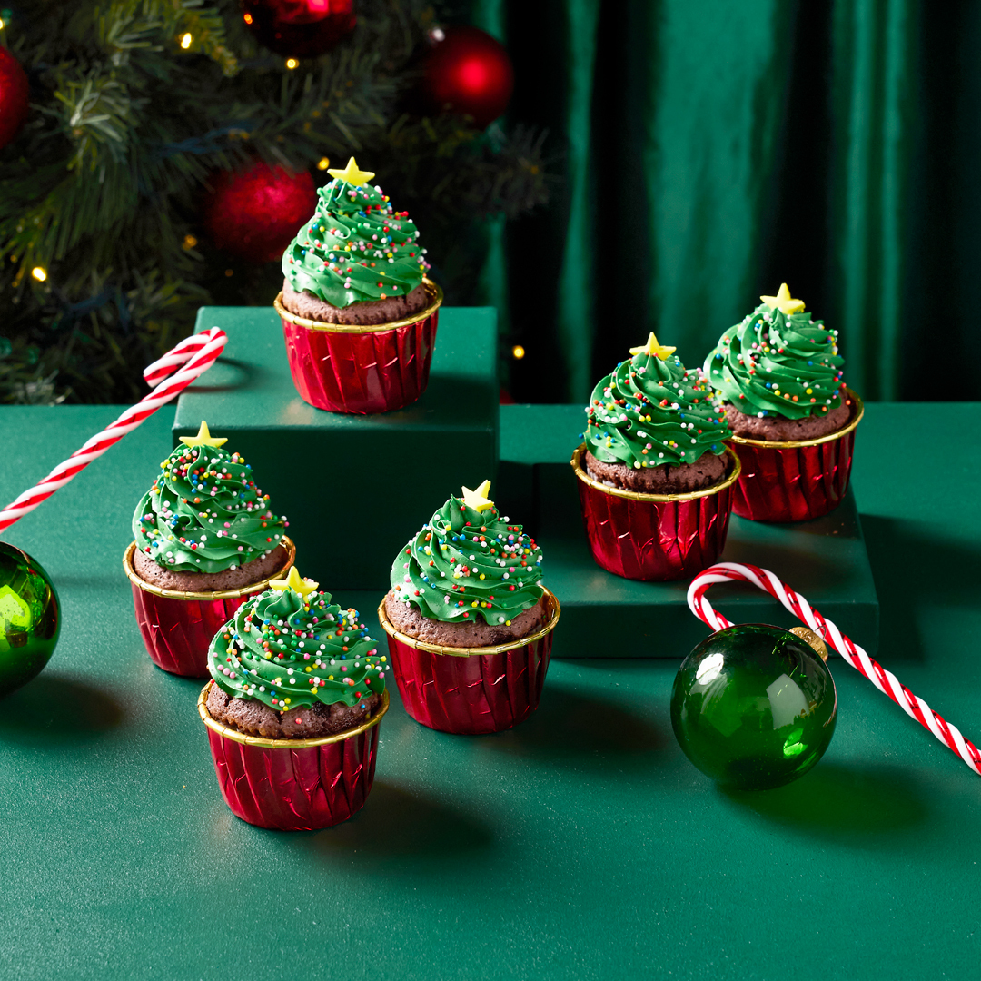 Christmas Tree Cupcake Chocolate