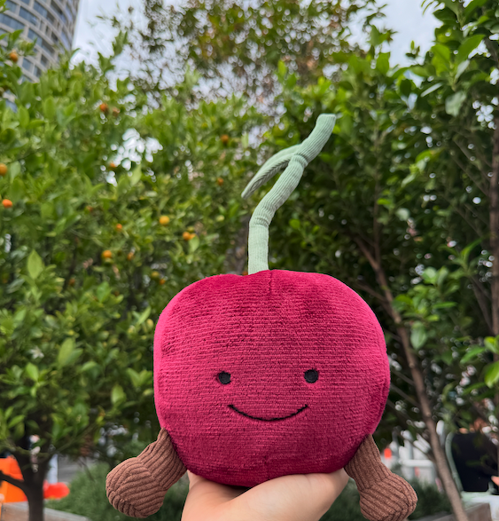 "Chad the Cherry" Cherry Hill Plushie