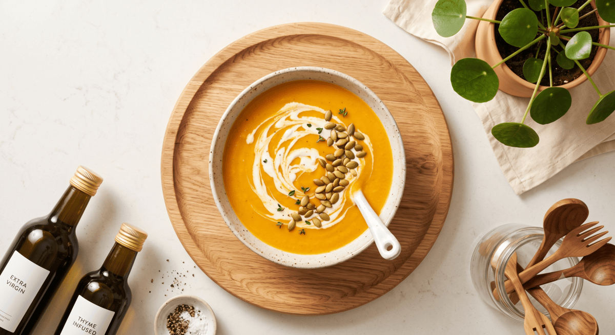 Hearty Pumpkin and Leek Soup